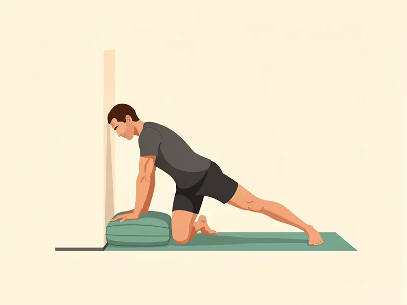 Couch Stretch an der Wand